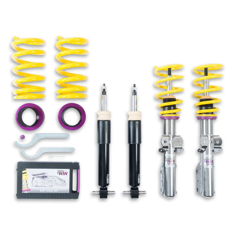 KW Coilover Kit V1 2015 Ford Mustang Coupe - Back View