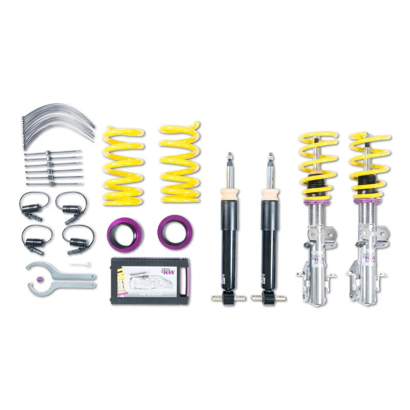 KW Coilover Kit V1 2018+ Ford Mustang w/ Electronic Dampers w/ ESC Modules - Side View