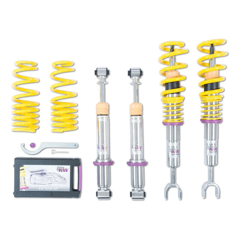 KW Coilover Kit V1 Audi A4 S4 (8D/B5 B5S) Sedan + Avant; Quattro incl. S4; all engines - Side View