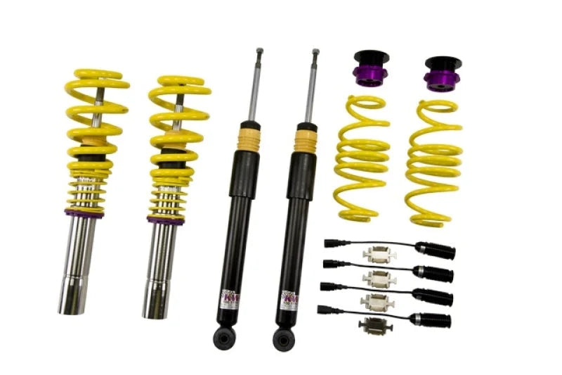 KW Coilover Kit V1 Audi A4 S4 (8K/B8) w/ electronic dampening controlSedan FWD + Quattro - Main Product View