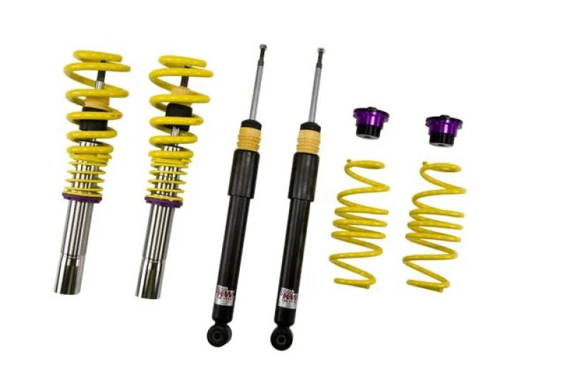 KW Coilover Kit V1 Audi A4 S4 (8K/B8) w/o electronic dampening controlSedan FWD + Quattro - Side View