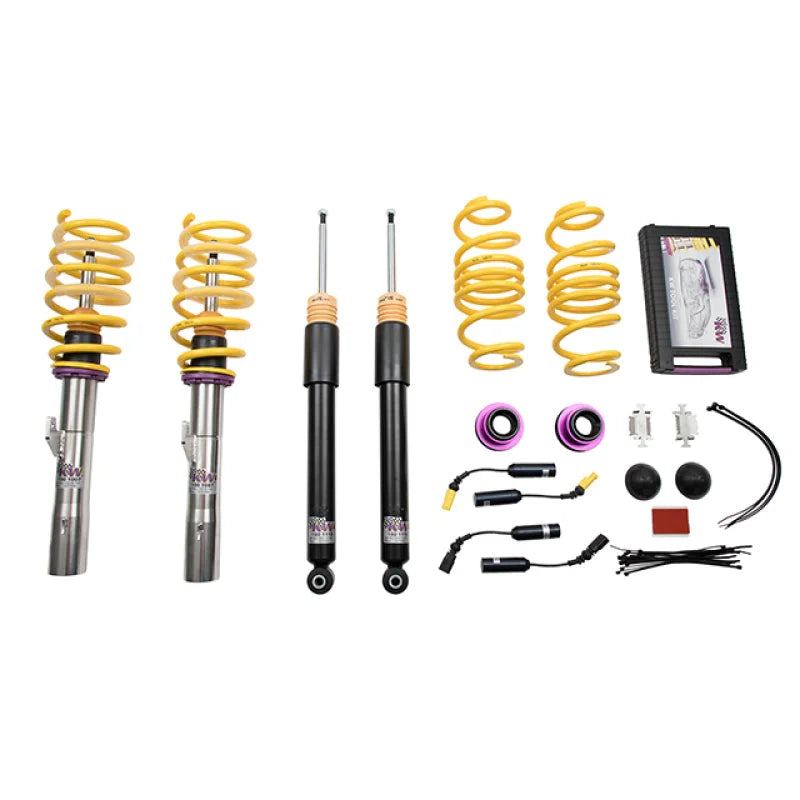 KW Coilover Kit V1 Audi S3 (8V) Quattro 2.0T with Magnetic ride - Side View