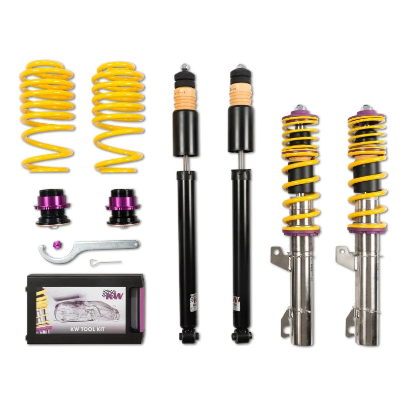KW Coilover Kit V1 Audi TT (TTC TTR) Coupe + Roadster; FWD; all engines - Side View
