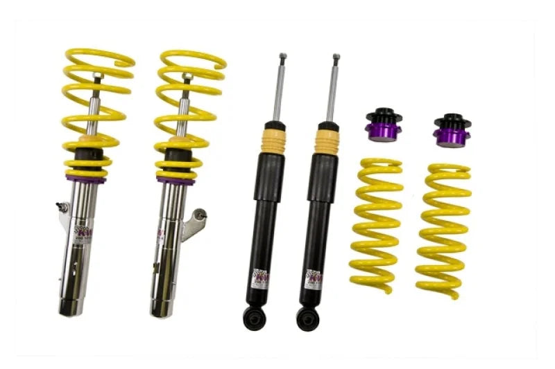 KW Coilover Kit V1 BMW 1series E81/E82/E87 (181/182/187)Hatchback / Coupe (all engines) - Side View