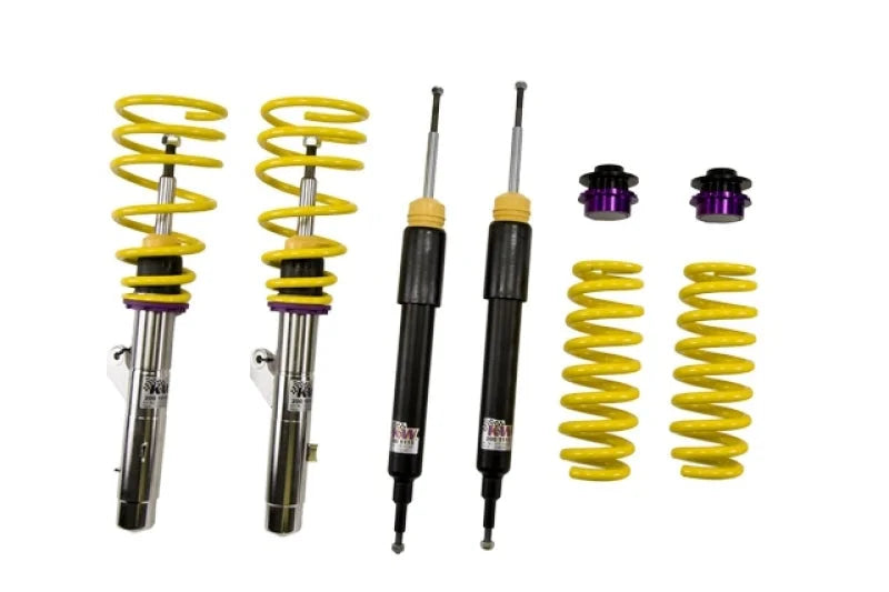 KW Coilover Kit V1 BMW 1series E82 (182)Convertible (all engines) - Side View