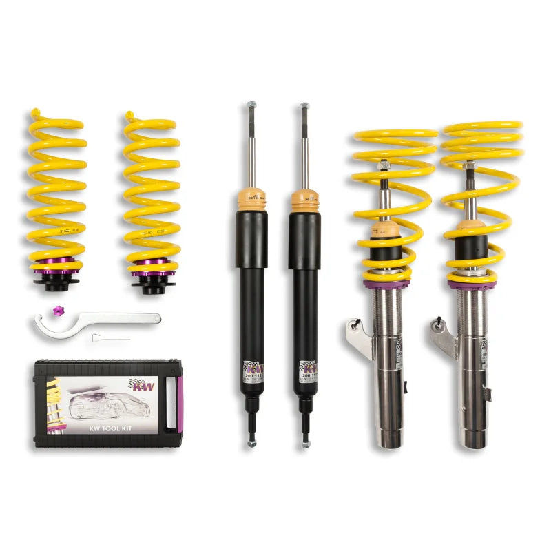 KW Coilover Kit V1 BMW 3series E90/E92 2WDSedan + Coupe - Side View