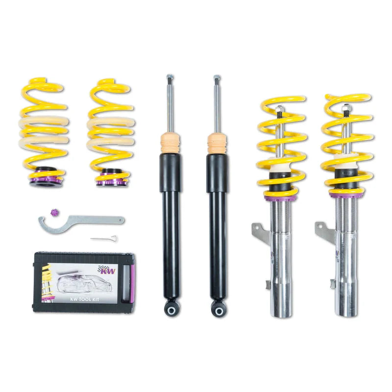 KW Coilover Kit V1 Volkswagen Golf VII R w/o DCC - Side View