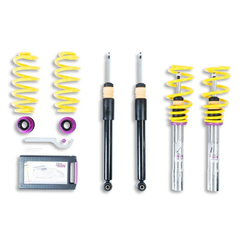 KW Coilover Kit V1 Volkswagen Tiguan (MQB) FWD and AWD w/o Electronic Dampers - Main Product View