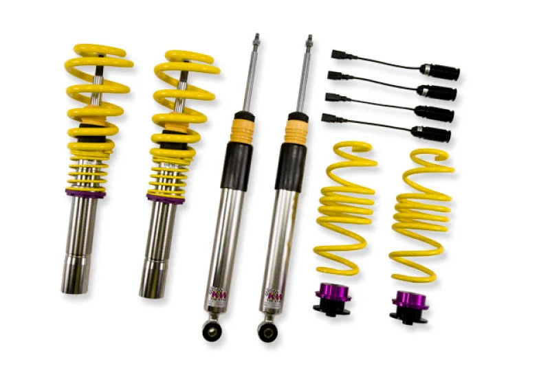 KW Coilover Kit V2 Audi A4 S4 (8K/B8) w/ electronic dampening controlAvant Quattro All - Side View
