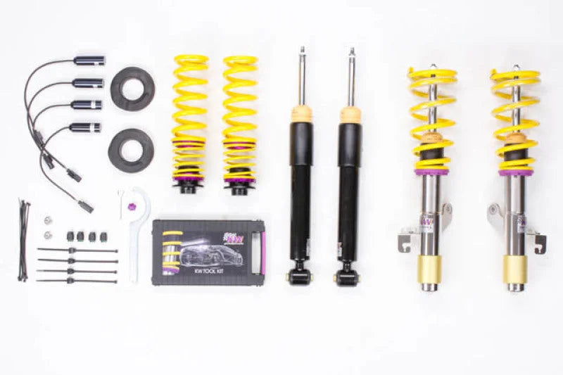 KW Coilover Kit V2 BMW 3-Series F30/ 4-Series F32 AWD w/ EDC - Side View
