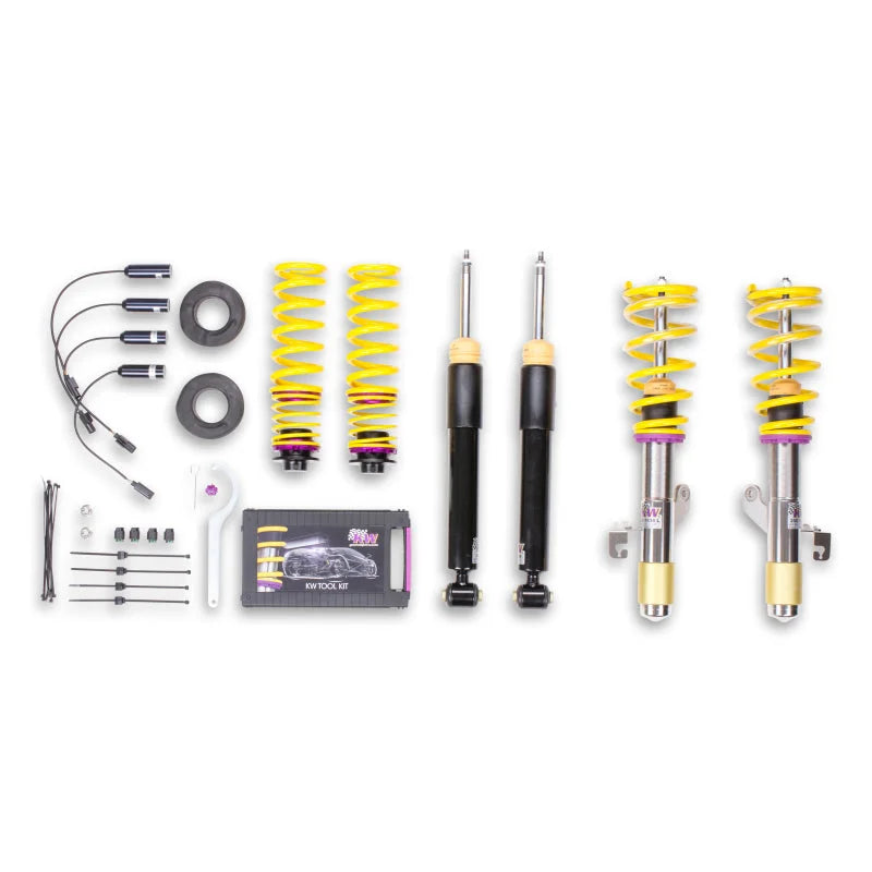KW Coilover Kit V2 BMW 3-Series F30/ 4-Series F32 AWD w/ EDC - Back View