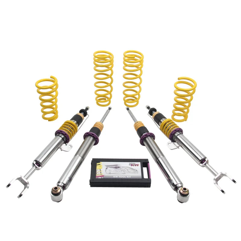 KW Coilover Kit V3 13+ BMW M5 F10 (5L) Sedan (inc EDC Delete Unit) - Side View