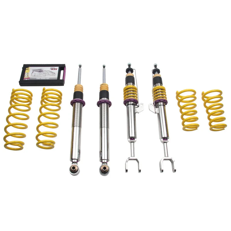 KW Coilover Kit V3 13+ BMW M5 F10 (5L) Sedan (inc EDC Delete Unit) - Installation View