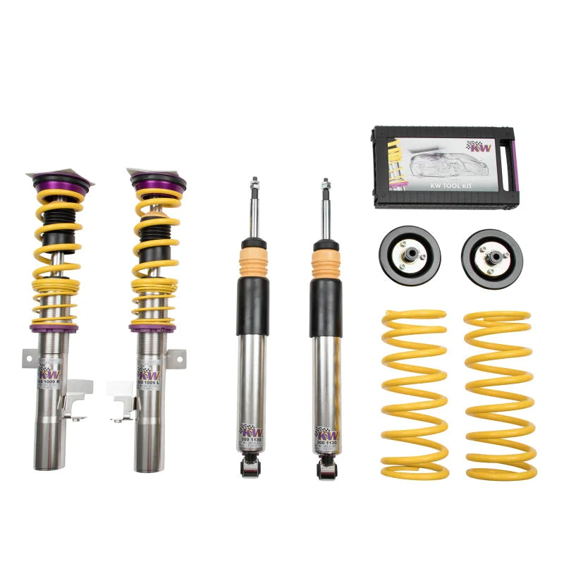 KW Coilover Kit V3 132+ Ford Focus ST - Back View