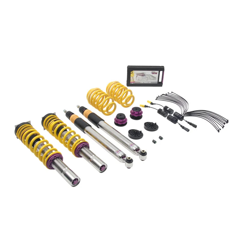 KW Coilover Kit V3 2017+ Audi A4 (B9) Sedan 2wd w/ Electronic Dampers - Additional View 7