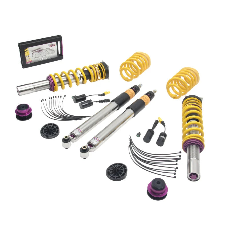 KW Coilover Kit V3 2017+ Audi A4 (B9) Sedan 2wd w/ Electronic Dampers - Additional View 8