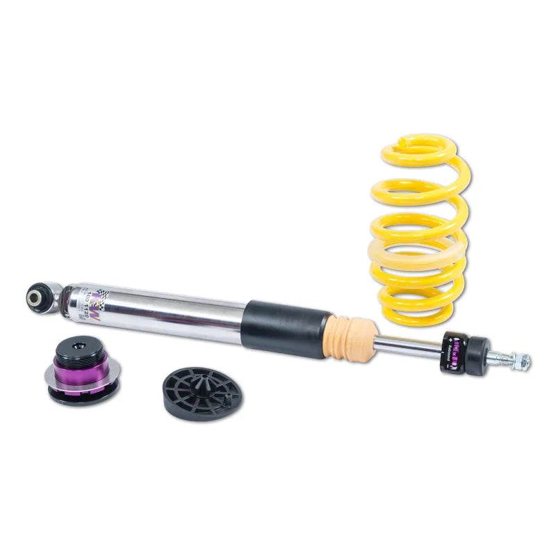 KW Coilover Kit V3 2017+ Audi A4 (B9) Sedan w/ Electronic Dampers - Back View