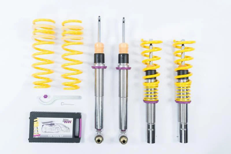 KW Coilover Kit V3 2017+ BMW 5-Series G30 Sedan AWD w/o Electronic Dampers - Side View