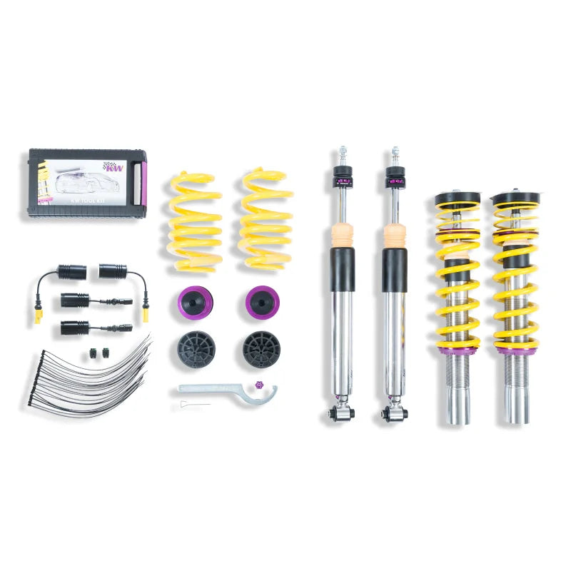 KW Coilover Kit V3 2018+ Audi S5 (B9) Coupe w/ Electronic Dampers - Main Product View