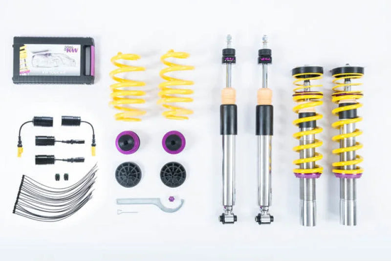 KW Coilover Kit V3 2018+ Audi S5 (B9) Coupe w/ Electronic Dampers - Side View