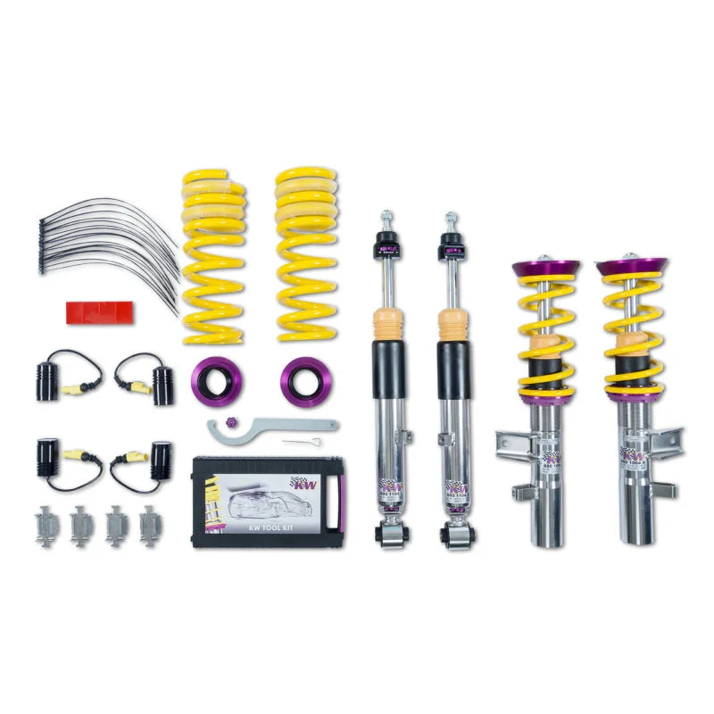 KW Coilover Kit V3 2018+ Kia Stinger AWD w/ Electronic Dampers - Main Product View