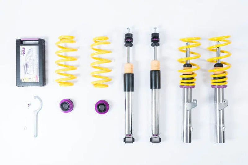 KW Coilover Kit V3 2018+ VW Tiguan (MQB) FWD/AWD w/o Electronic Dampers - Side View