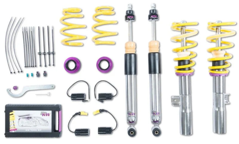 KW Coilover Kit V3 2020+ Mercedes CLA 35/CLA 45 Coupe 4WD w/ Electronic Dampers - Additional View 7