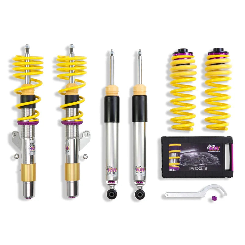 KW Coilover Kit V3 BMW 12+ 3 Series 4cyl F30 w/o Electronic Suspension - Main Product View
