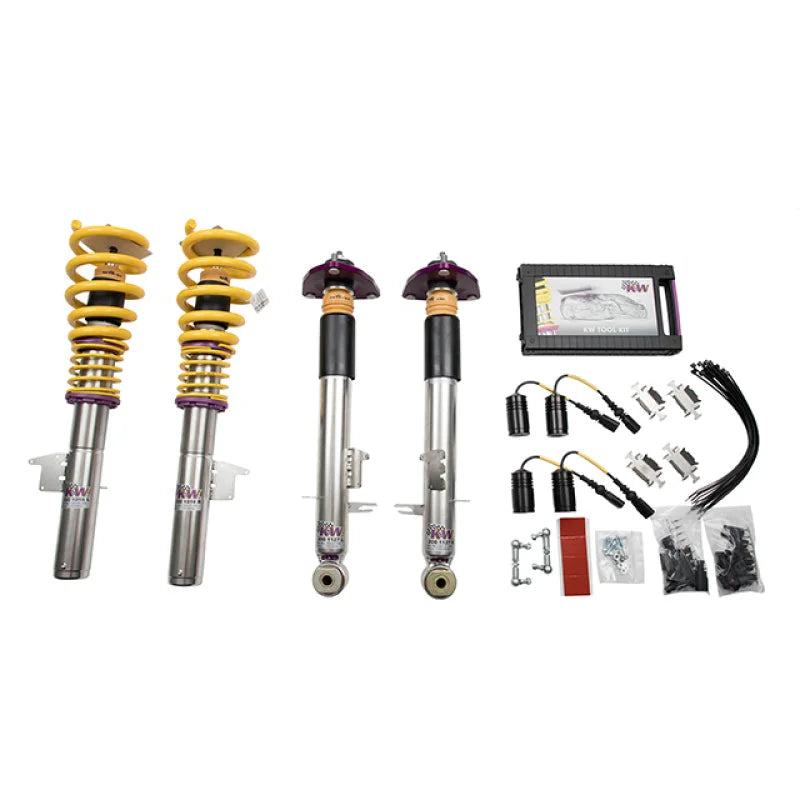 KW Coilover Kit V3 BMW X6 M for vehicles equipped w/ EDC - Side View