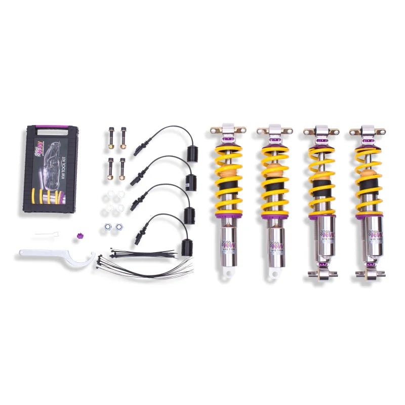 KW Coilover Kit V3 Chevrolet Corvette (C7) w/ electronic shock control - Back View