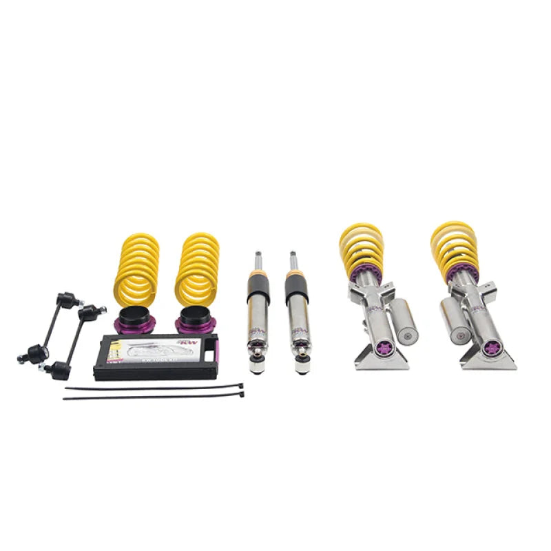 KW Coilover Kit V3 Mercedes-Benz 12+ C-Class C63 AMG (204 204AMG) Coupe - Back View