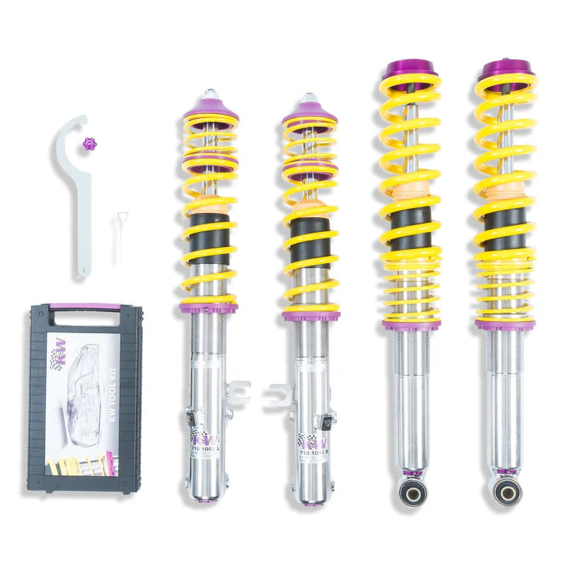 KW Coilover Kit V3 Porsche 911 (964) Carrera 2; incl. Convertible + Targa - Side View