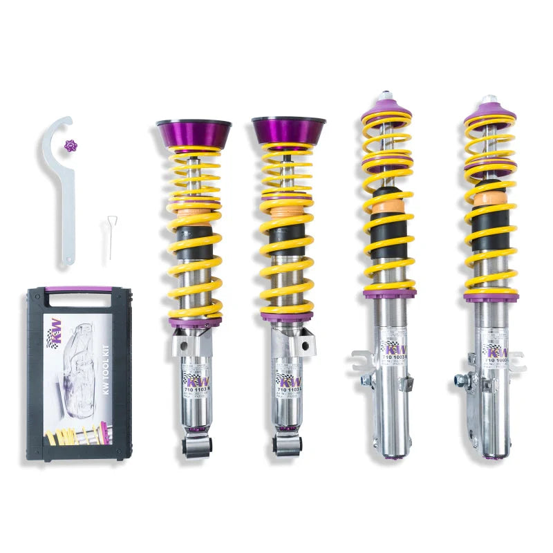 KW Coilover Kit V3 Porsche 911 (993) Carrera 4 4S Turbo; incl. Convertible - Main Product View