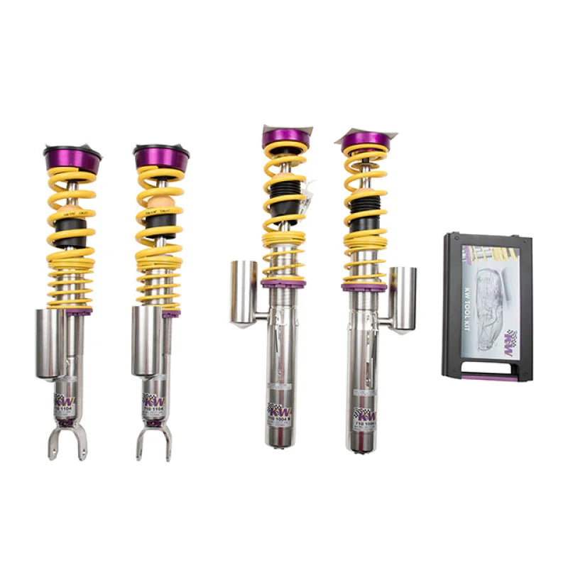 KW Coilover Kit V3 Porsche 911 (997) Carrera Carrera S Convertible w/o PASM - Main Product View