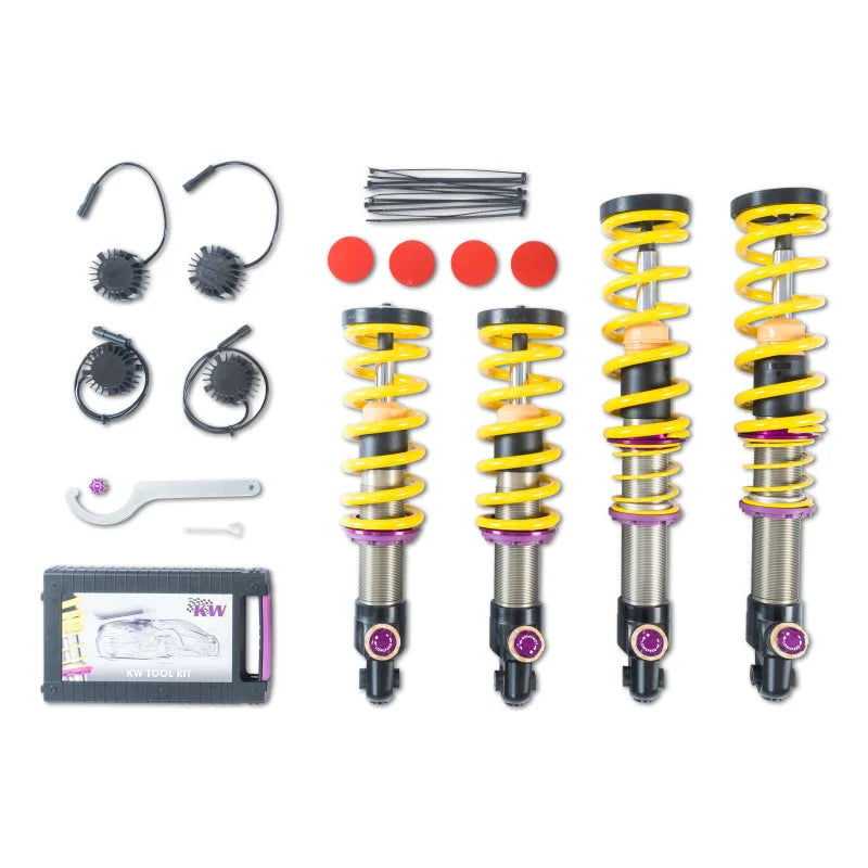 KW Coilover Kit V4 2018+ Mercedes AMG GT R Coupe (Including ESC Modules) w/ Adaptive Suspension - Main Product View