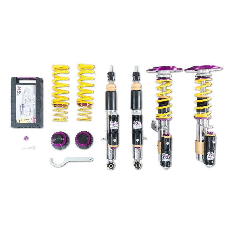 KW Coilover Kit V4 Early 2015 BMW M3 F80 Sedan w/o EDC - Side View