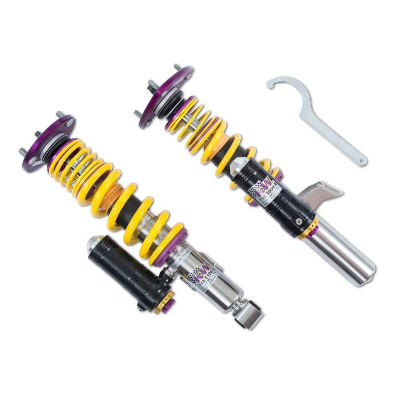 KW Porsche 911 996 GT2 GT3 Clubsport Coilover Kit 3-Way - Back View