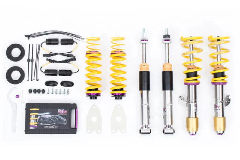 KW V3 Coilover w/ Cancellation Kit 15 BMW F80/F82 M3/M4 - Installation View