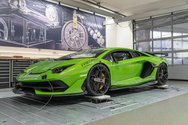 KW V5 COILOVER BUNDLE LAMBORGHINI AVENTADOR SVJ WITHOUT ELECTRONIC DAMPERS - Side View