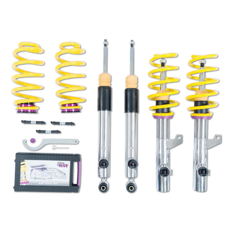 KW VW Arteon AWD With Electronic Dampers DDC Plug And Play Coilover Kit - Side View