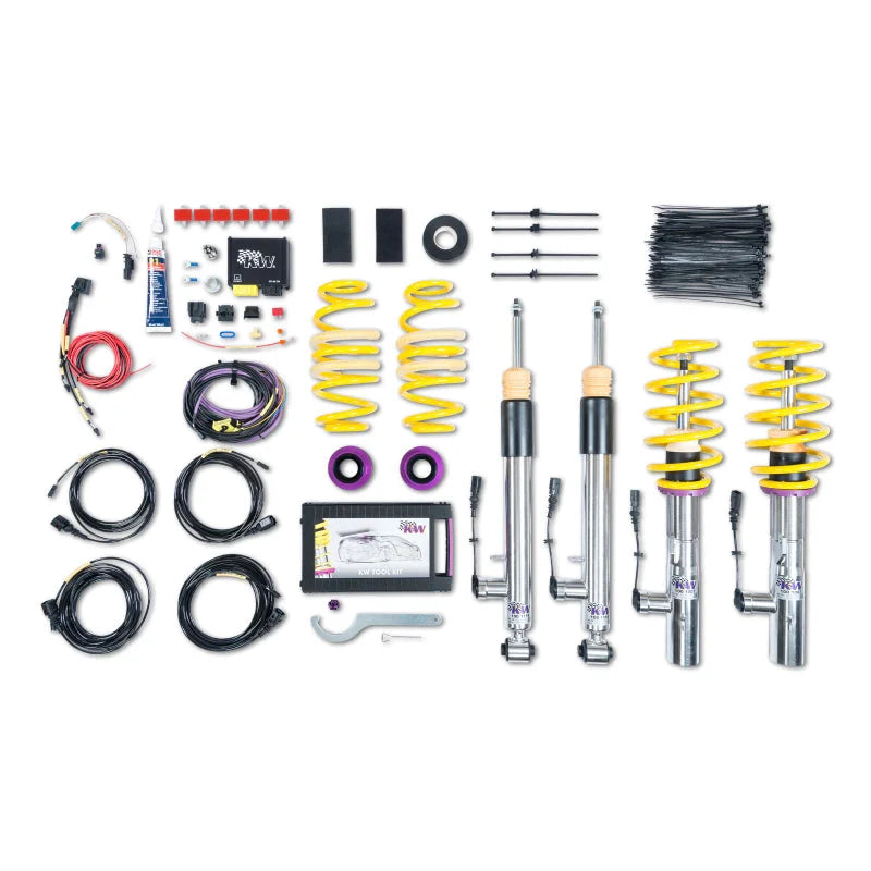 KW VW Golf R MKVII DDC ECU Coilover Kit - Side View