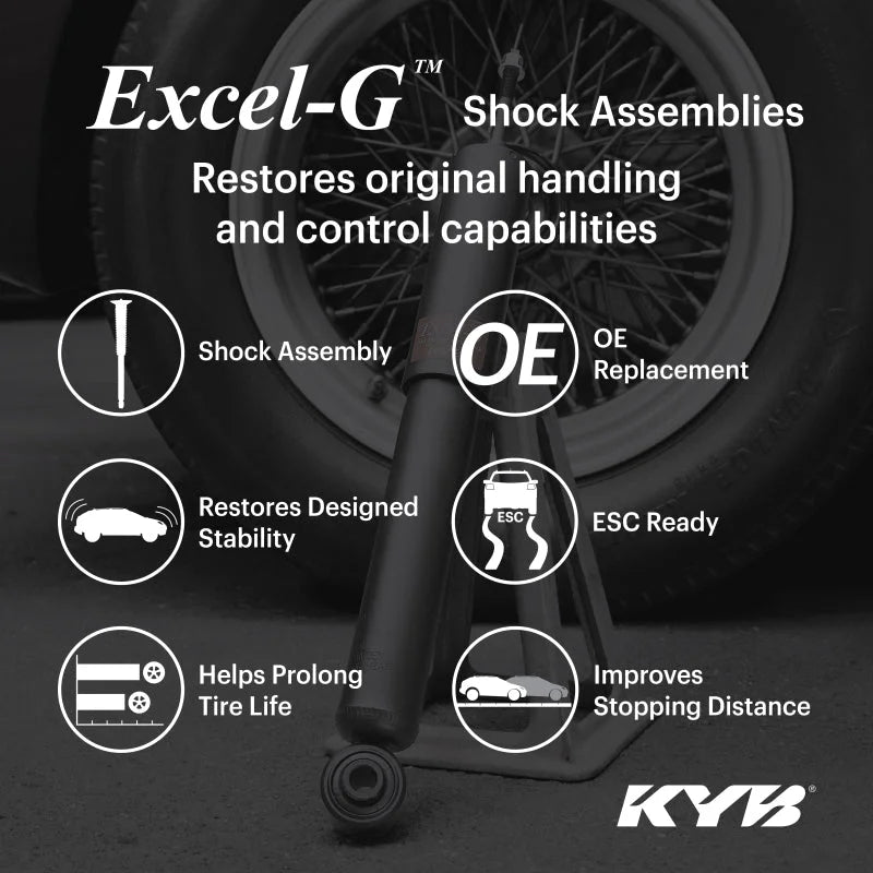 KYB 13-19 Cadillac ATS (Exc. Elect. Susp.) Excel-G Shock Assembly - Rear Right - Main Product View