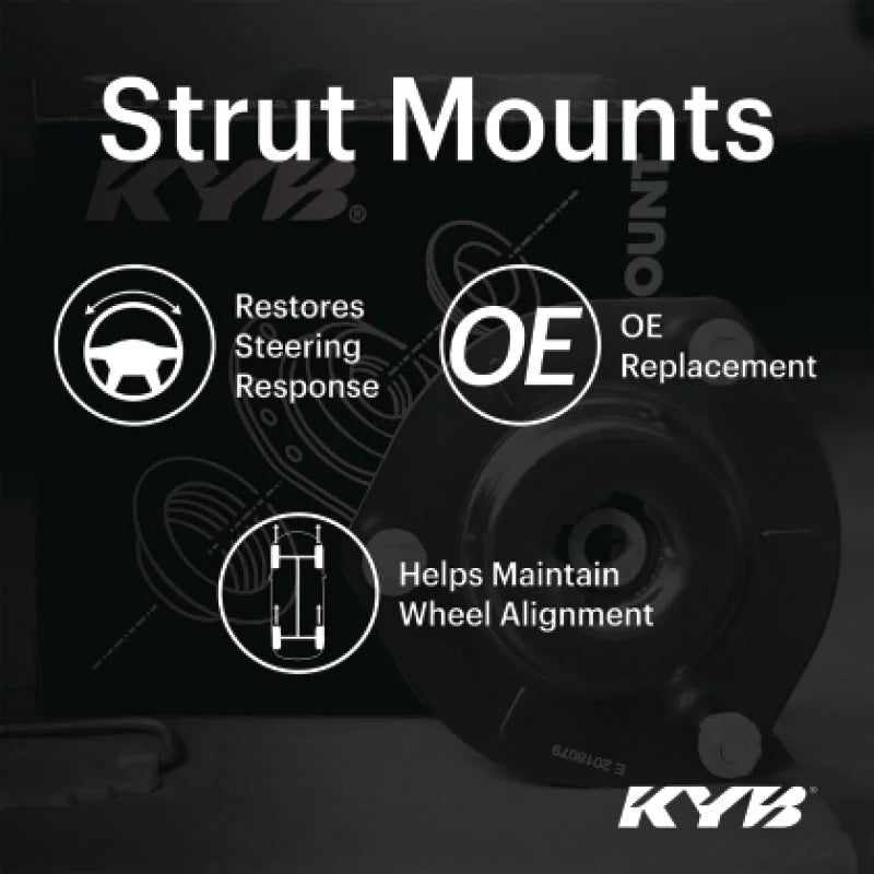 KYB 17-21 Tesla Model 3 Strut Mount Kit - Front - Side View