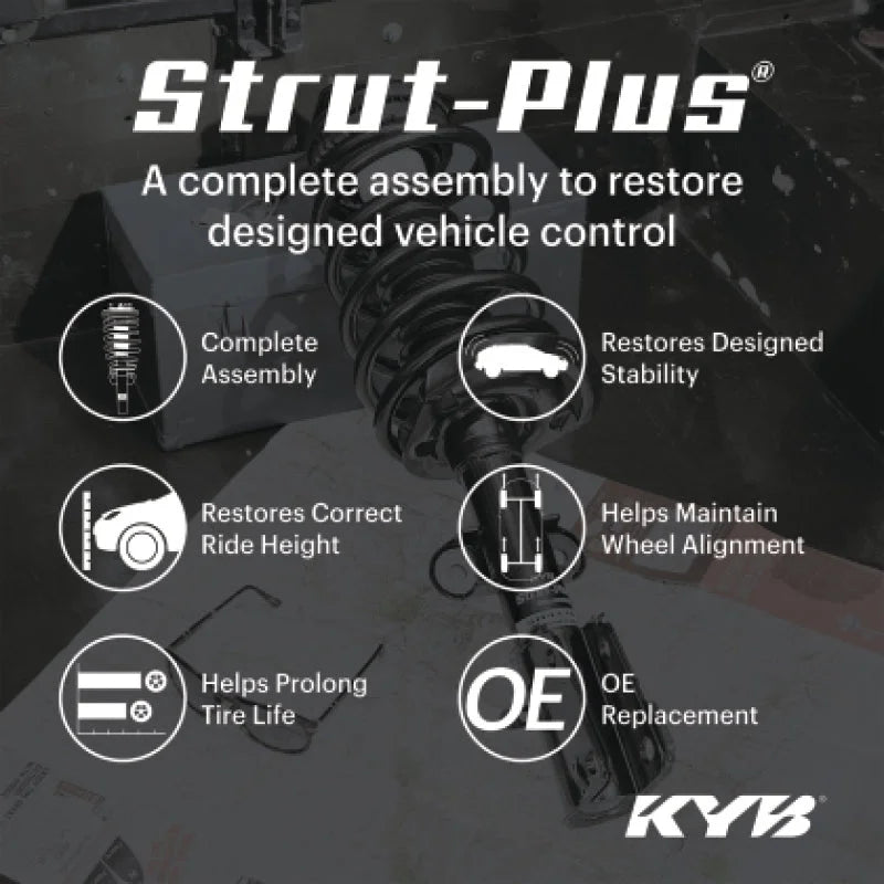 KYB 18-21 Ford Expedition (Exc. Elec. & Off Road Susp.) Strut-Plus Assembly - Rear - Side View