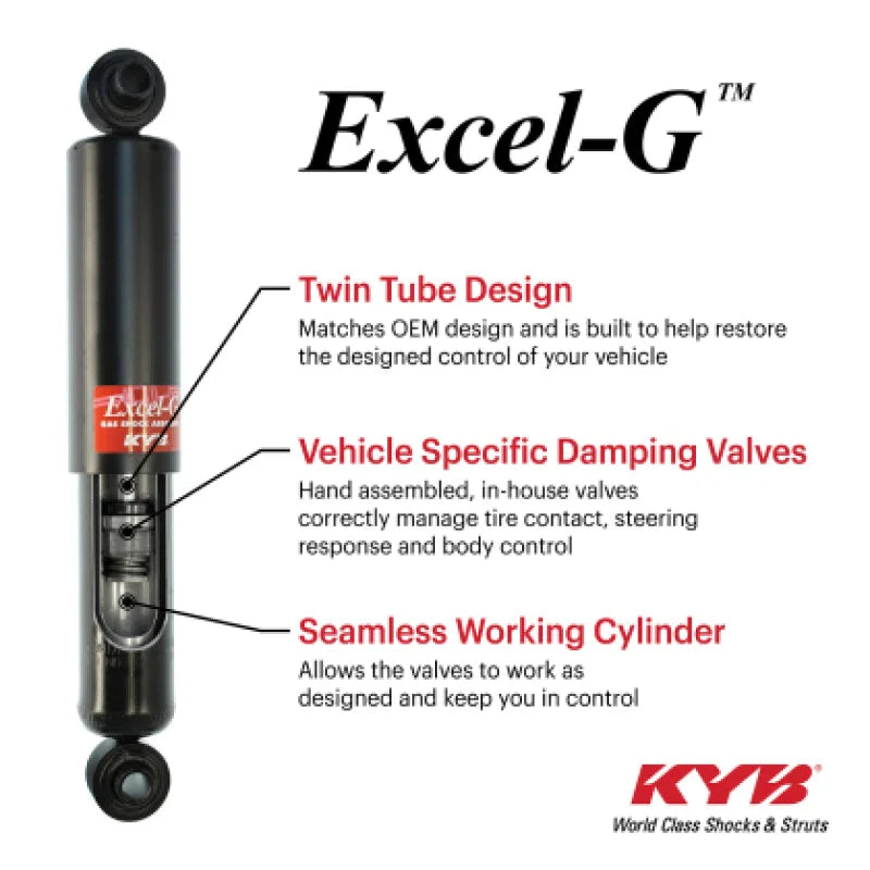 KYB 18-21 Mazda 6 Excel-G Strut - Front Right - Side View