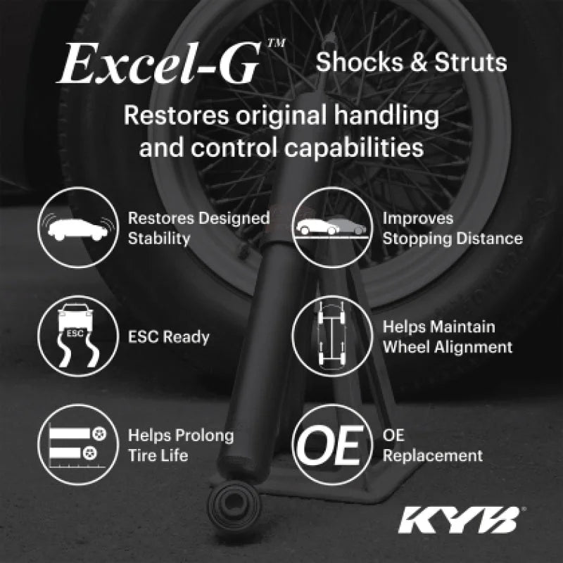 KYB 2019+ Acura RDX (Exc. Elec.) Excel-G Strut - Front Right - Side View