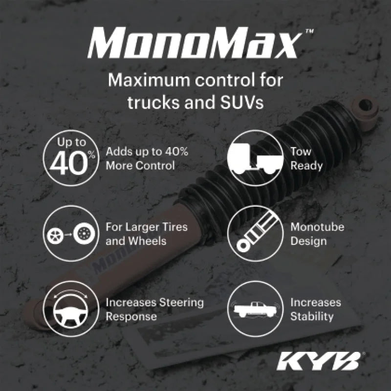 KYB 2021+ Ford F150 (RWD) (Exc. HD Payload Package) MonoMax Gas Strut - Front - Main Product View