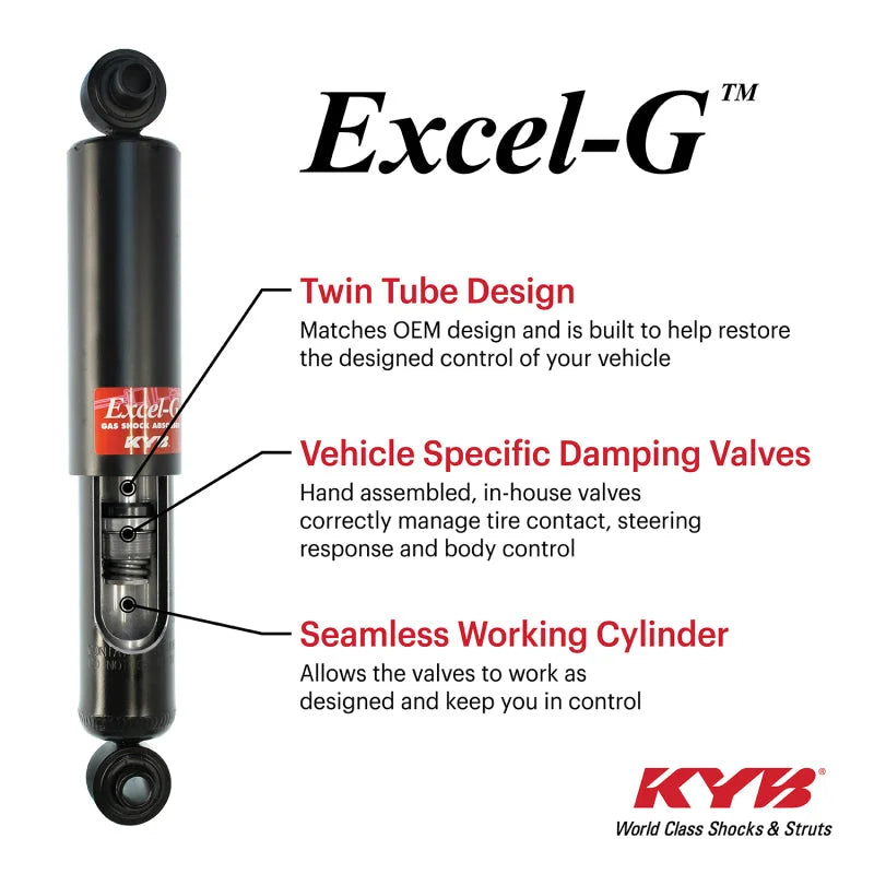 KYB Shocks & Struts Excel-G Front MAZDA RX-7 1981-85 - Detail View