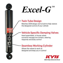 Load image into Gallery viewer, KYB Shocks &amp; Struts Excel-G Rear Left LEXUS ES330 2004-06 TOYOTA Avalon 2005-06 TOYOTA Camry 2004-06 - Back View