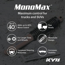 Load image into Gallery viewer, KYB Shocks &amp; Struts MonoMax Rear CHEVROLET Silverado K and V - Series 1/2 Ton (4WD) 1999-07 K and V - Back View